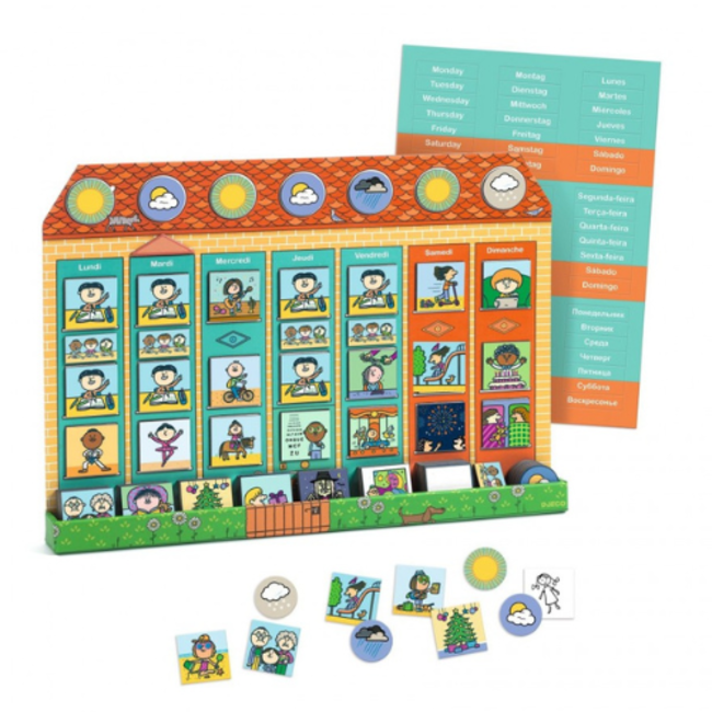 Djeco Educatieve spellen - Mijn week - FSC MIX