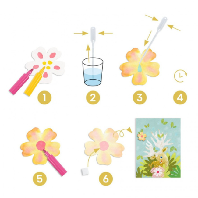 Djeco Verven met vloeipapier 3-6 jaar