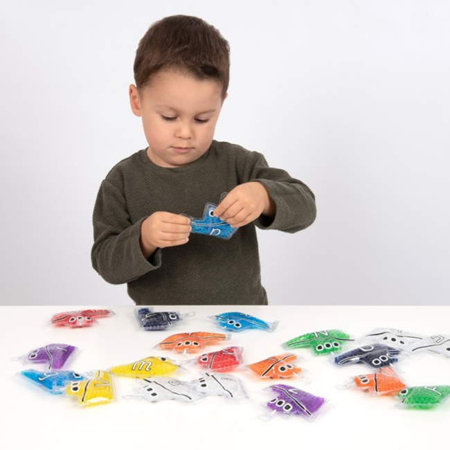 Tickit Commotion Sensomotorisch speelgoed - regenboog gelbootjes, alfabet