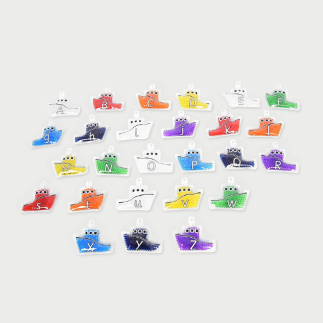 Tickit Commotion Sensomotorisch speelgoed - regenboog gelbootjes, alfabet