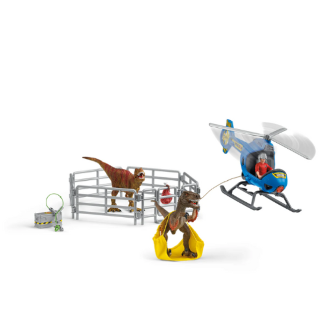 Schleich Schleich  Dino Helicopter Rescue
