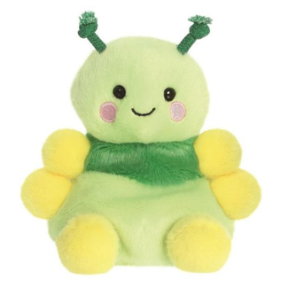 Aurora Palm Pals Knuffels - Groene rups, 13cm