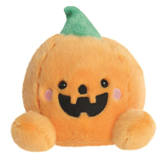 Aurora Palm Pals Knuffels - halloween pompoen, 13 cm
