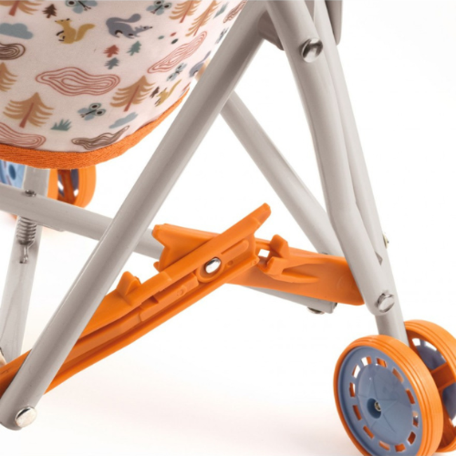 Djeco Pomeo Collectie - Kinderwagen Forest - 54 Cm