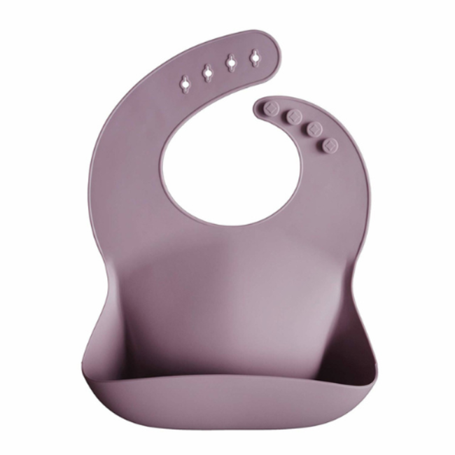 Mushie SILICONE BIB - Pale Mauve