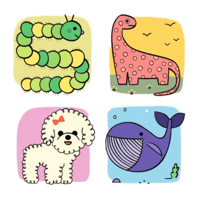 Djeco Knutselen, tekenen - Eduludo Stap voor Stap Lama & Co - FSC MIX