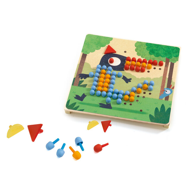 Djeco Educatieve Spellen - Mozaïek Rigolo