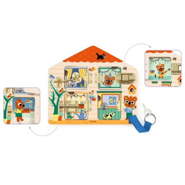 Djeco Educatieve Spellen - Cabanalock