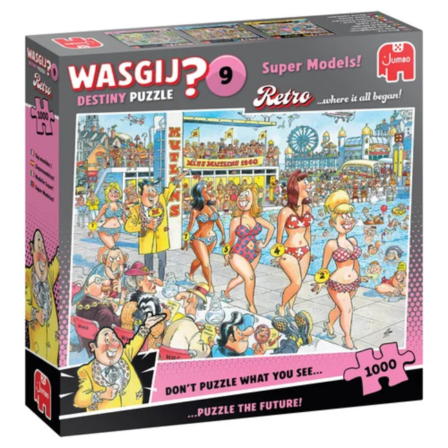 Wasgij by Jumbo Puzzel, Wasgij Retro Destiny 9 – Topmodellen! (1000)