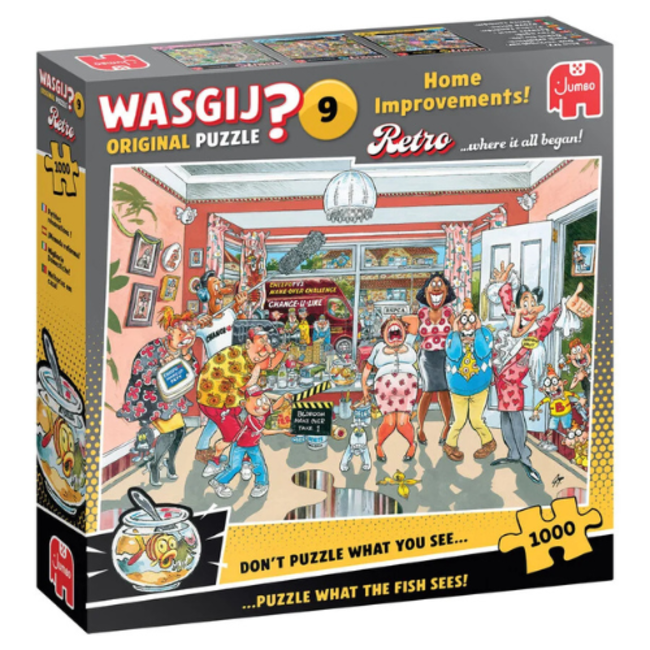 Wasgij by Jumbo Puzzel, Wasgij Retro Original 9 – Klein Verbouwinkje (1000)