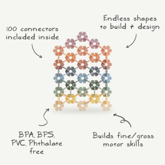 Mushie CONNECT TOY HEX