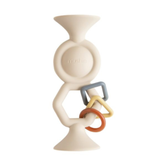 Mushie Mushie, Hexapop suction toy beige  (shifting sand)