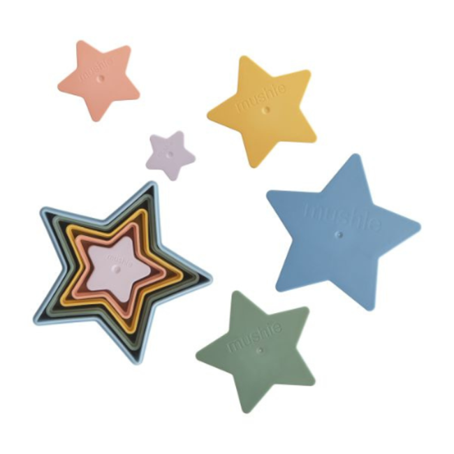 Mushie Stapeltoren NESTING STAR  Retro