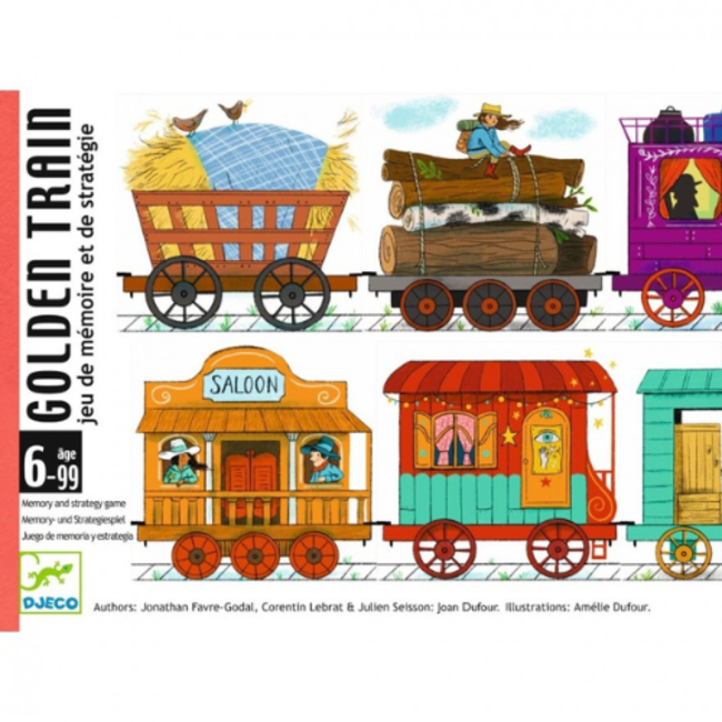 Djeco Spellen, Kaartspellen - Gouden Trein