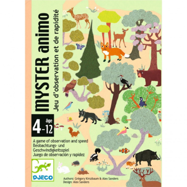 Djeco Spellen, Kaartspellen - Myster Animo