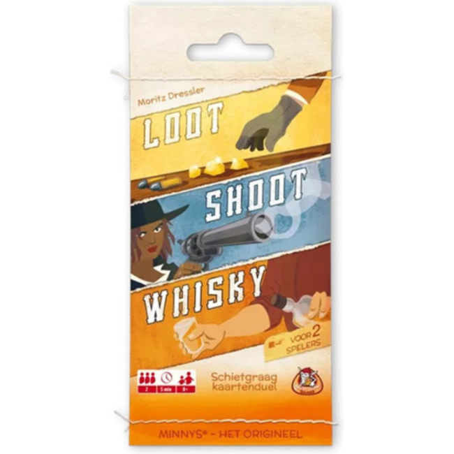 White Goblin Games Spellen, Familiespellen - Minny's: Loot - Shoot - Whiskey