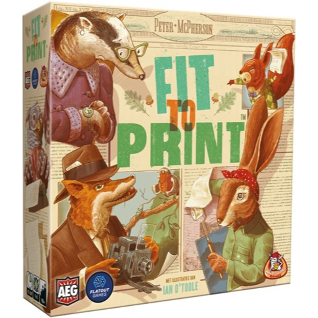 White Goblin Games Spellen, Familiespellen - Fit to Print