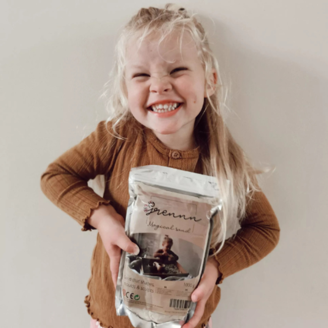 Grennn Sensorisch speelgoed - Kinetisch zand, 1 KG