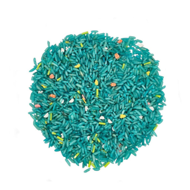 Grennn Sensorisch speelgoed, Grennn Speelrijst - Voorjaar, 750 gr.