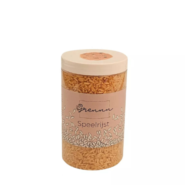 Grennn Sensorisch speelgoed, Grennn Speelrijst - Edelstenen mix, 750 gr.