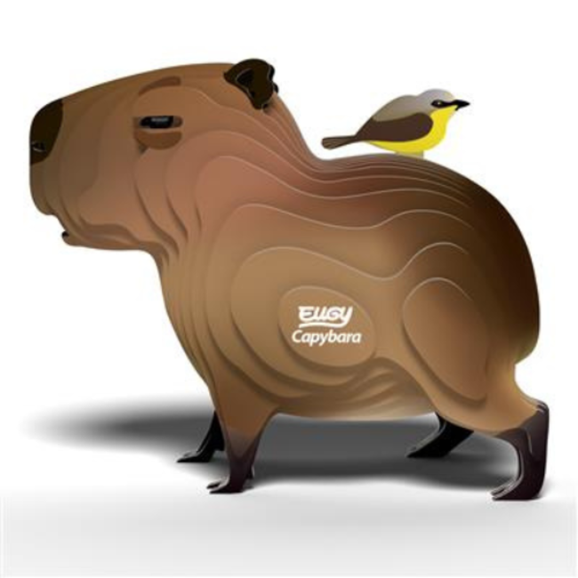Eugy Eugy Knutselen, Knutselpakketten - Eugy 3D Model:  Capybara, 6+