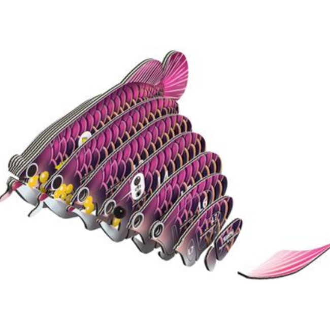 Eugy Eugy Knutselen, Knutselpakketten - 3D modelkit Asian arowana 6+