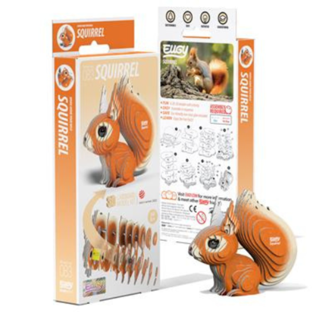 Eugy Eugy Knutselen, Knutselpakketten - Eugy 3D Model: Eekhoorn, 6+