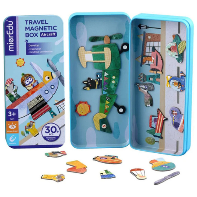 Magnetische puzzeldoos - MierEdu Vliegtuigen