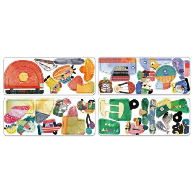 Magnetische puzzeldoos - MierEdu Vliegtuigen