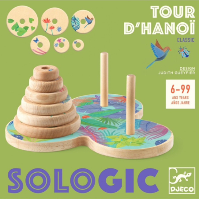 Djeco Spellen - Sologic Ronde van Hanoi