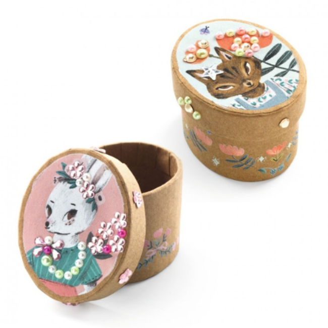 Djeco Knutselen - Diy Mini Doosjes Decoreren