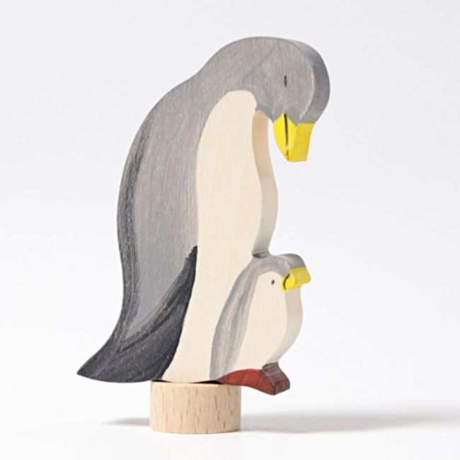 Grimms Houten pinguin steker