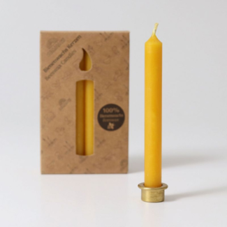Grimms Amber kaarsen (100% bijenwas) VE 12 pcs.