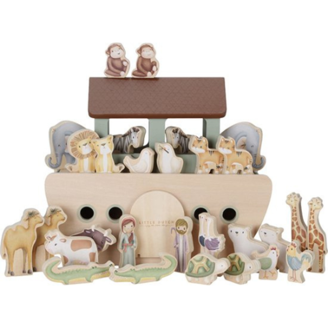 Little Dutch Houten speelgoed - Houten Ark van Noah