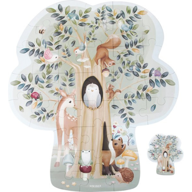 Little Dutch Vloerpuzzel - Forest Friends FSC