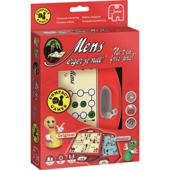 Jumbo Spellen, Reisspellen - Mens erger je niet, reiseditie