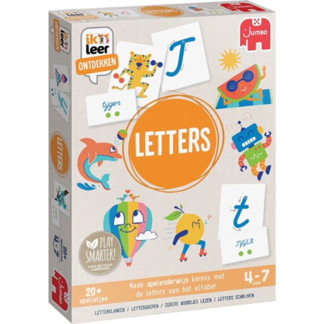 Jumbo Spellen, Educatieve spellen - Ik leer ontdekken letters, 4-7 jr.