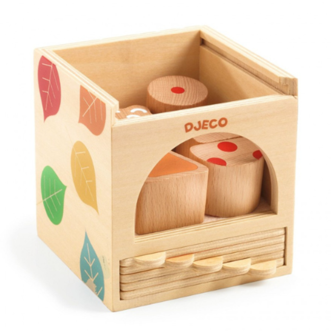Djeco Babyspeelgoed - Boxbasic, Vormenstoof