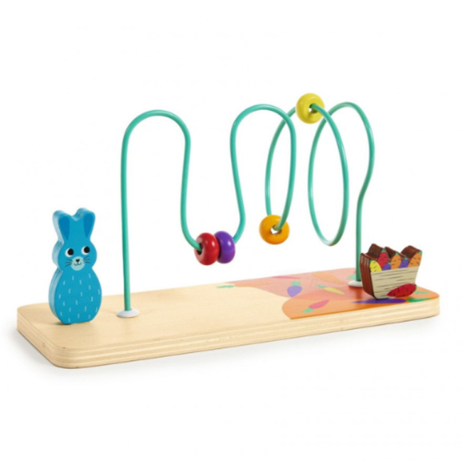 Djeco Babyspeelgoed - Rollcarott, Telraam