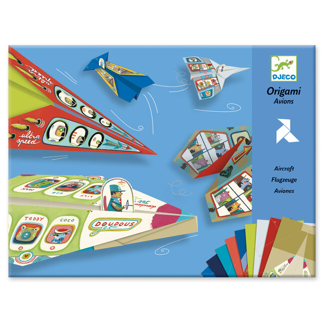 Djeco Knutselen - Origami Vliegtuigjes