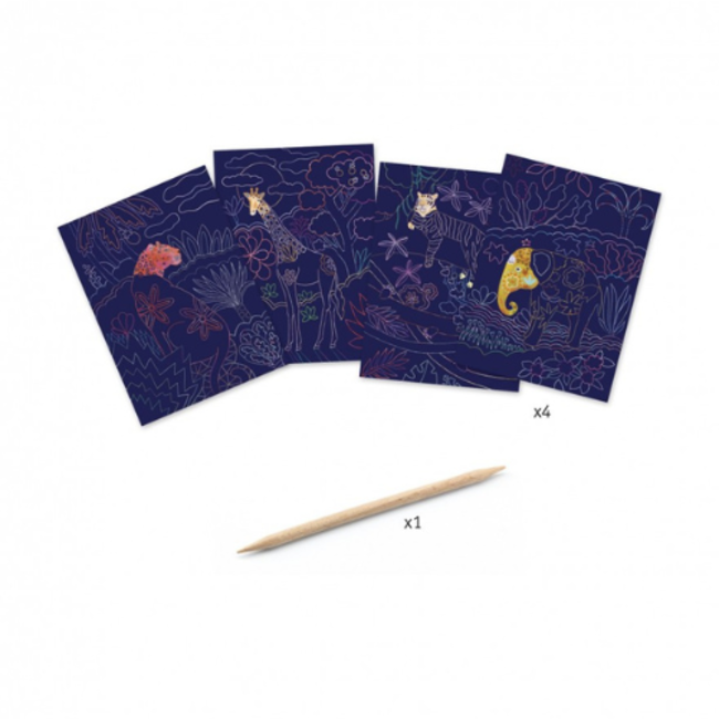 Djeco Knutselen - Nature Luxuriante Kraskaarten