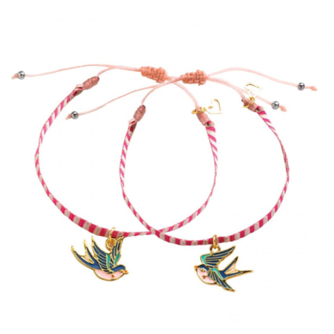 Djeco Wire Art - Kralen & Sieraden - You and Me Bird Ribbons