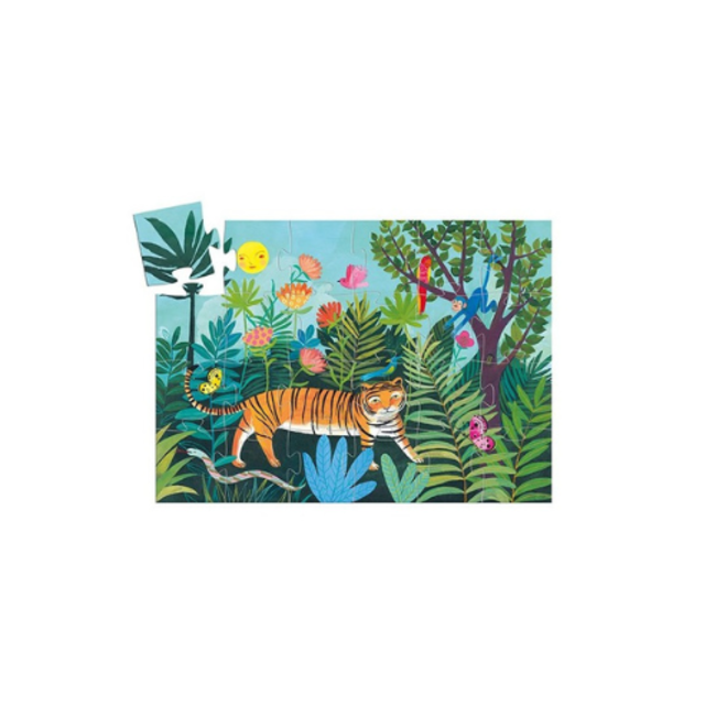 Djeco Puzzels, Legpuzzels - Balade van de Tijger (24 stukjes)