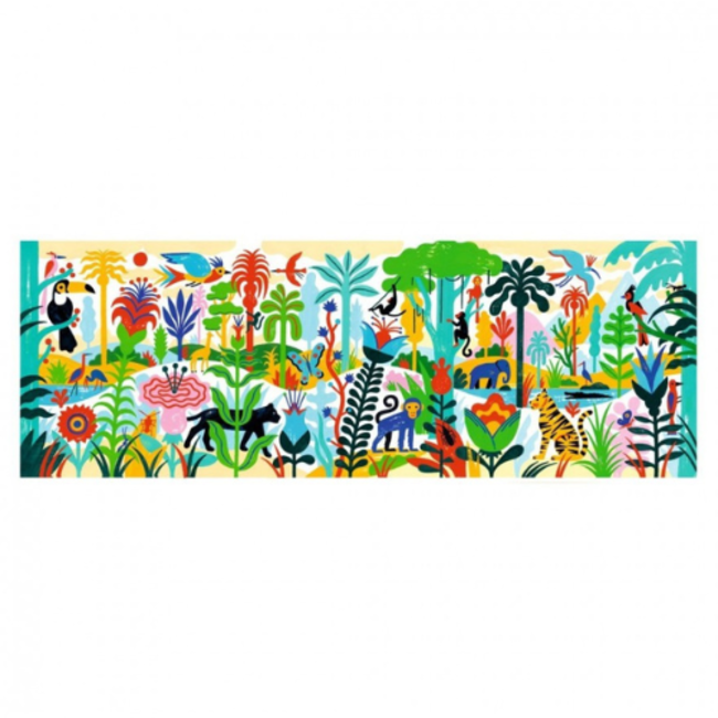 Djeco Legpuzzels - Gallery-Puzzel Jungle (100 Stuks)