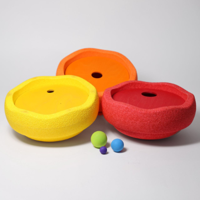 Grimms GRIMM’S x Stapelstein® Rolling Discs Warm Rainbow