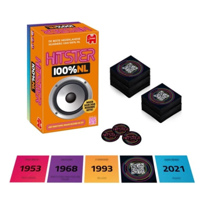 Jumbo Spellen, Partyspellen - Hitster 100% NL