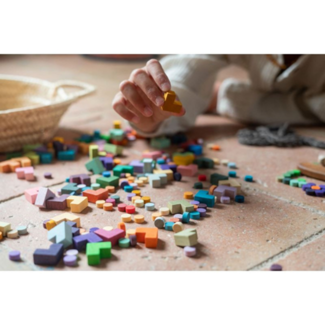 Grapat Grapat Houten speelgoed, Mis match and bloom (3+)