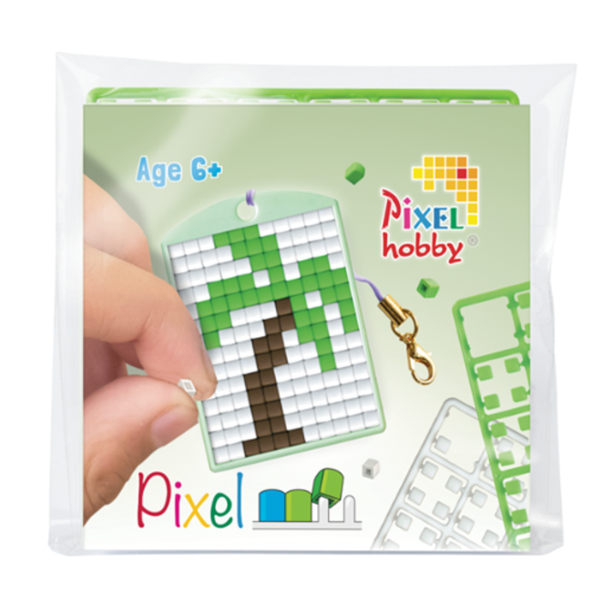 Pixelhobby Knutselen, Medaillion startset - Palmboom