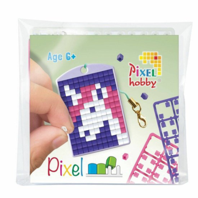 Pixelhobby Knutselen, Medaillion startset - Eenhoorn, 6+