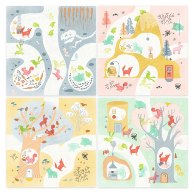 Djeco Knutselen, Dierenstempels 3-6 jaar